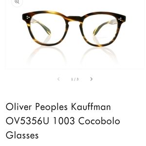 Oliver Peoples eyeglasses
